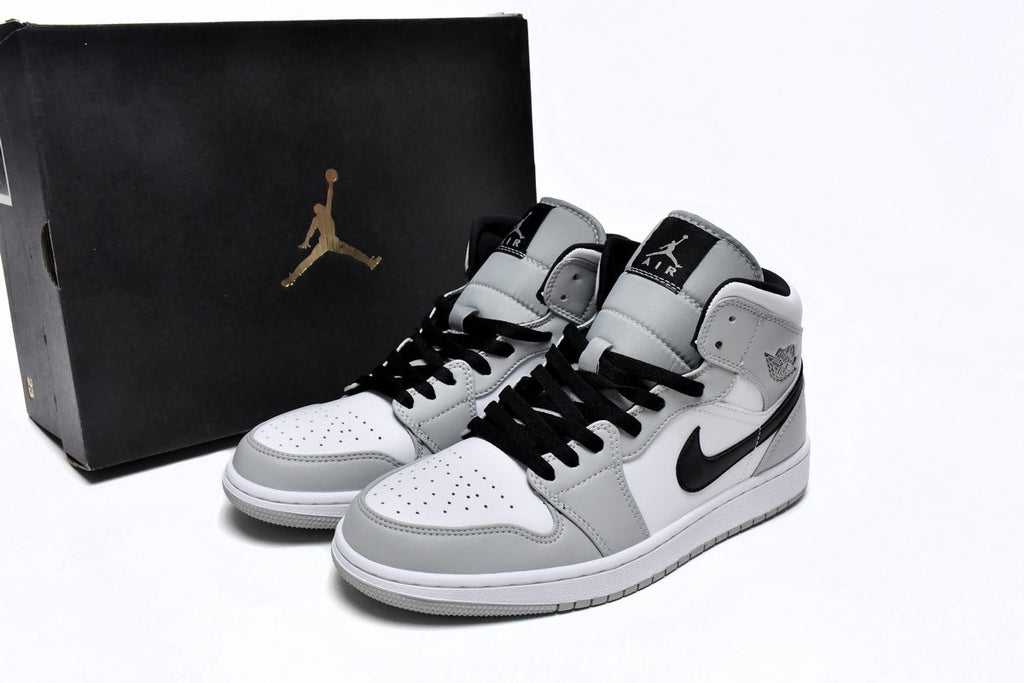 Jordan 1 Mid Light Smoke Grey Reps Sneakers 554724-092