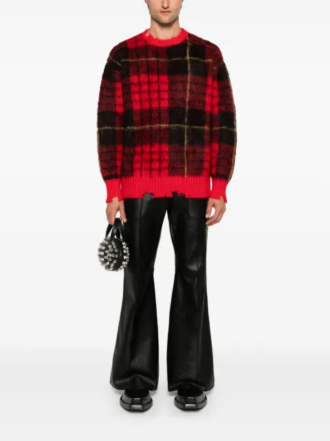 Alexander McQueen tartan-check sweater