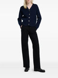 Barrie V-neck button cardigan