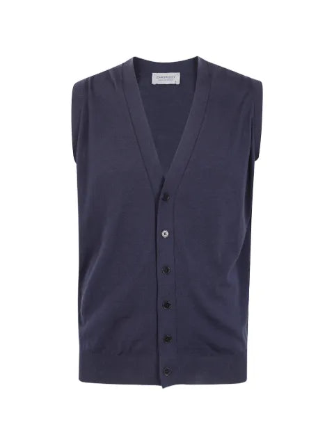 John Smedley Bolton sleeveless cardigan