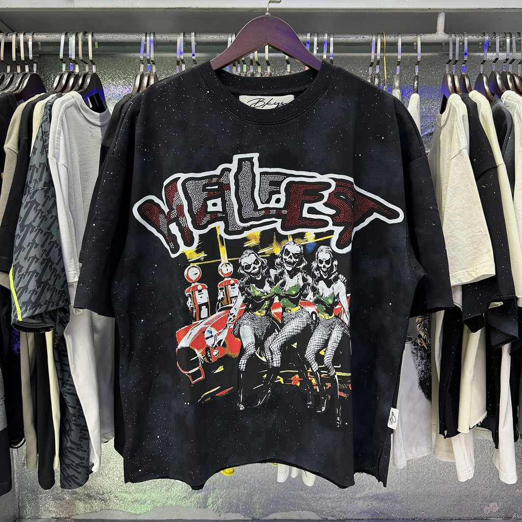 BKYS Revival Hellfest Speckle Graphic T-Shirt