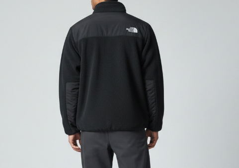 The North Face Black Denali Fleece Jacket Full Zip